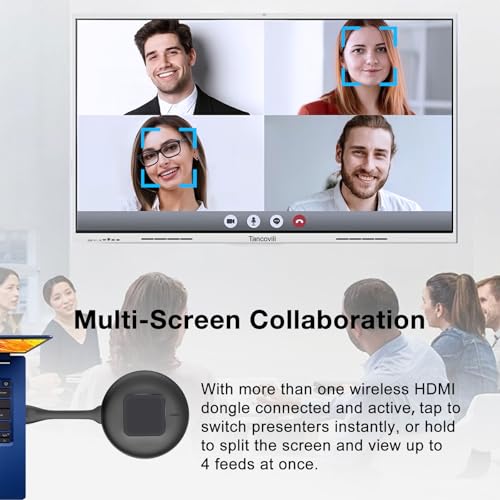 Image of Wireless Display Dongle Adapter for Tancovili Smart Board, Plug & Play Type-C Wireless Screen Mirroring Dongle Airplay, Support Windows Android Mac iOS