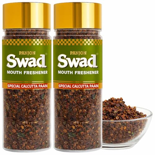 Image of Panjon Swad Calcutta Paan Mukhwas Mouth Freshener, 100g, Pack of 2
