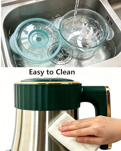 Aptovpvp 5L Electric Food Chopper and Meat Grinder, 500W Food Processor with 6 Blades and - image 9