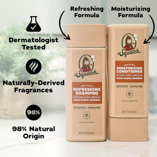 Dr. Squatch Men's Natural Shampoo and Conditioner Set (11 fl oz, 2-Pack) - image 4