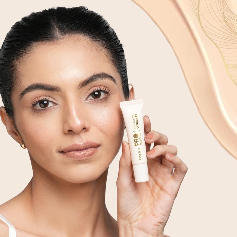 Image of INSIGHT Professional Full Cover Concealer LN-13 | Creamy Velvety Finish | Lightweight Waterproof Formula | Easily Blendable | Enriched with Vitamin E & Almond Oil | 20 g
