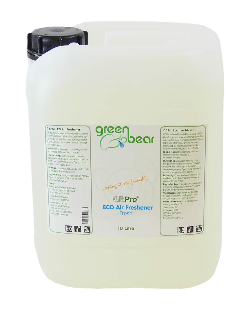 GBProEco Air Freshener Odour Eater Fresh Scent Deodorizer, Pure Organic & Long Lasting Fragrance - 10 Litre Refill
