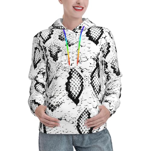 Sweat à capuche serpent femme EdWal : le pull ajusté contre le froid