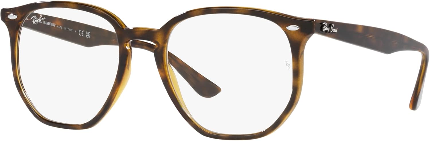 Ray-Ban Unisex Sunglasses Beige Frame, Dark Brown Lenses, 54MM