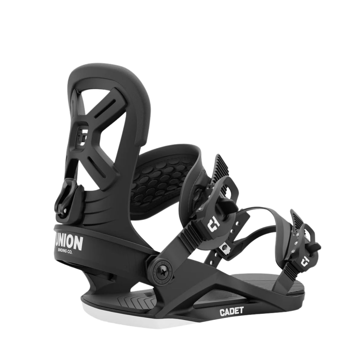 Union Cadet Kids Snowboard Bindings, Black 25, Medium