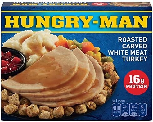 Hungry-Man Roasted Turkey Breast Frozen Meal, 16 oz