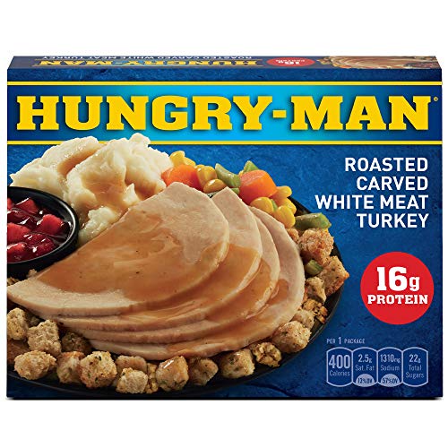 Hungry-Man Roasted Turkey Breast Frozen Meal, 16 Oz #TOP1
