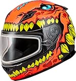 Gmax Youth GM-49Y Drax Full Face Dual Pane Snowmobile Helmet...
