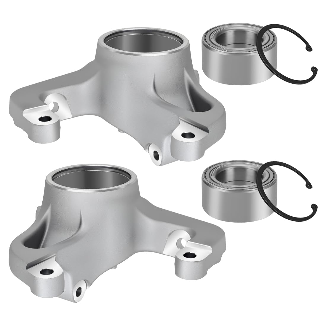 Knuckle de Direction Avant Gauche et Droit avec Kit de Roulements convient pour Polaris Sportsman Scrambler 550 850 1000 2009-2025 1822945 1822946
