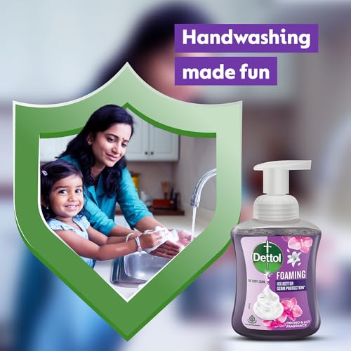 Image of Dettol Orchid & Lily Foaming Handwash Pump 250ml (Pack of 2)