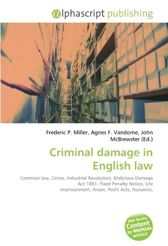 Criminal damage in English law