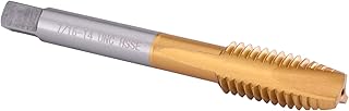 7/16"-14 UNC Spiral Point Tap, HSS Titanium coating Spiral Point Plug Threading Tap 7/16 x 14 UNC