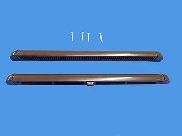 Finestra 5X Trickle Slot Vent 407 Mm Carbone Per Finestre In UPVC Doppi Vetri E Legname Riduce Condensa, Umidità E Vapore In Windows Completamente Regolabile (confezione Da 5 - Foto 9