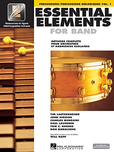 Essential Elements for Band avec EEi - French Edition Book/Online Audio (Percussions, 1)