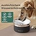 Gardner Pet Wassernapf Hund ohne Sabbern, 3,85L Edelstahl Hundenapf Auslaufsicher, Anti-Verschluck-Wasser für große Hunde, Für Innen, draußen geeignet, Verhindert Tropfen, Schwarz