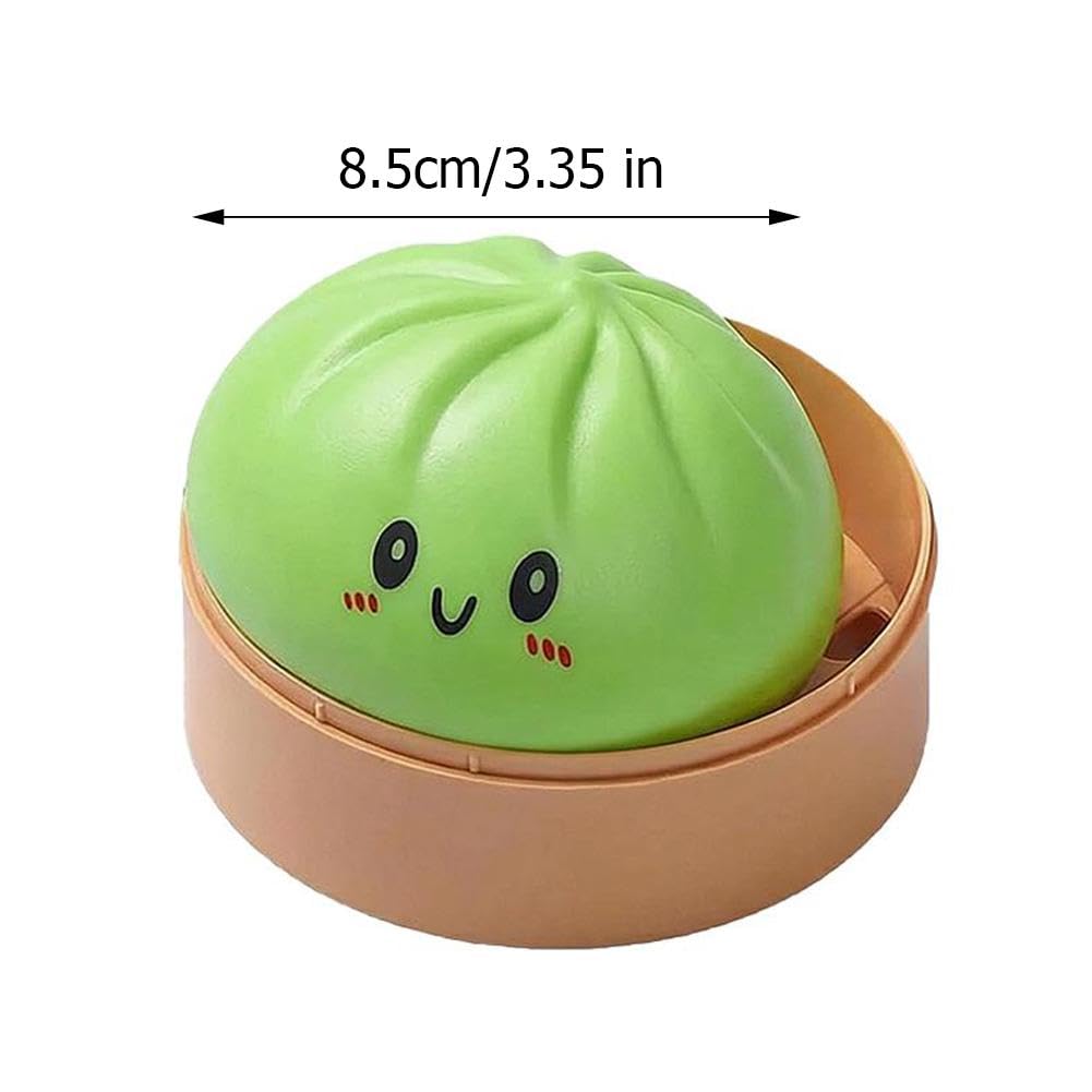 Dumpling Squishies,2026 New Dumplings Mystery Steamer Box - 10 Colors Random Mystery Gift Box,Glitter Dumpling Squishies,Squeeze Dough Ball Stress Relief Hand Toys,Surprise Trip — view 9