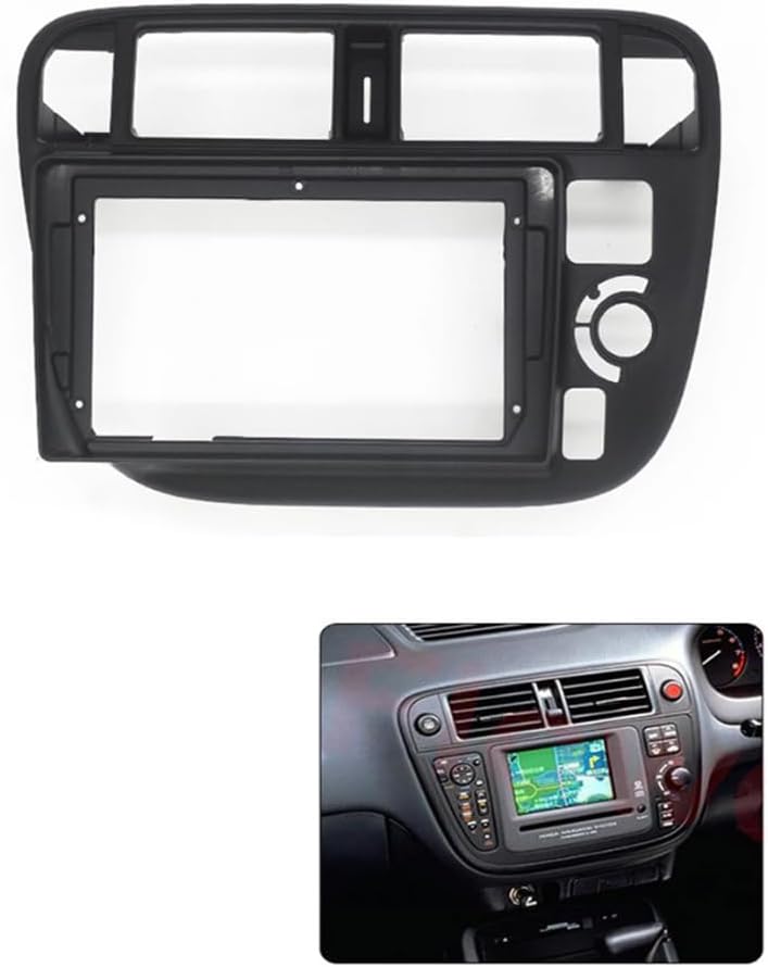 9'' for 1996-1999 Honda Civic (EK3/EK9) Car Radio Stereo Audio Frame Fascia Bezel Trim Kit