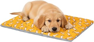 70x50cm Hundematte für Kleine bis Mittelgroße Hunde,Flauschig Hundedecke Umkehrbar Waschbar Hundematratze Für Hundekäfige, Auto und Outdoor Reisen