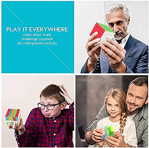 Coogam Qiyi 5X5 Speed Cube Stickerless Puzzle Toy (Qizheng S Version) #TOP6