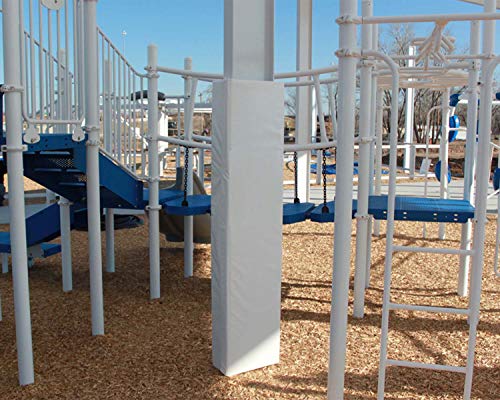 We Pad It, Closed Cell Pad, 4" X 4" Sq., Custom Height, 2 Inch Thick, Hook/Loop Closure, Black, Made In Usa #TOP3