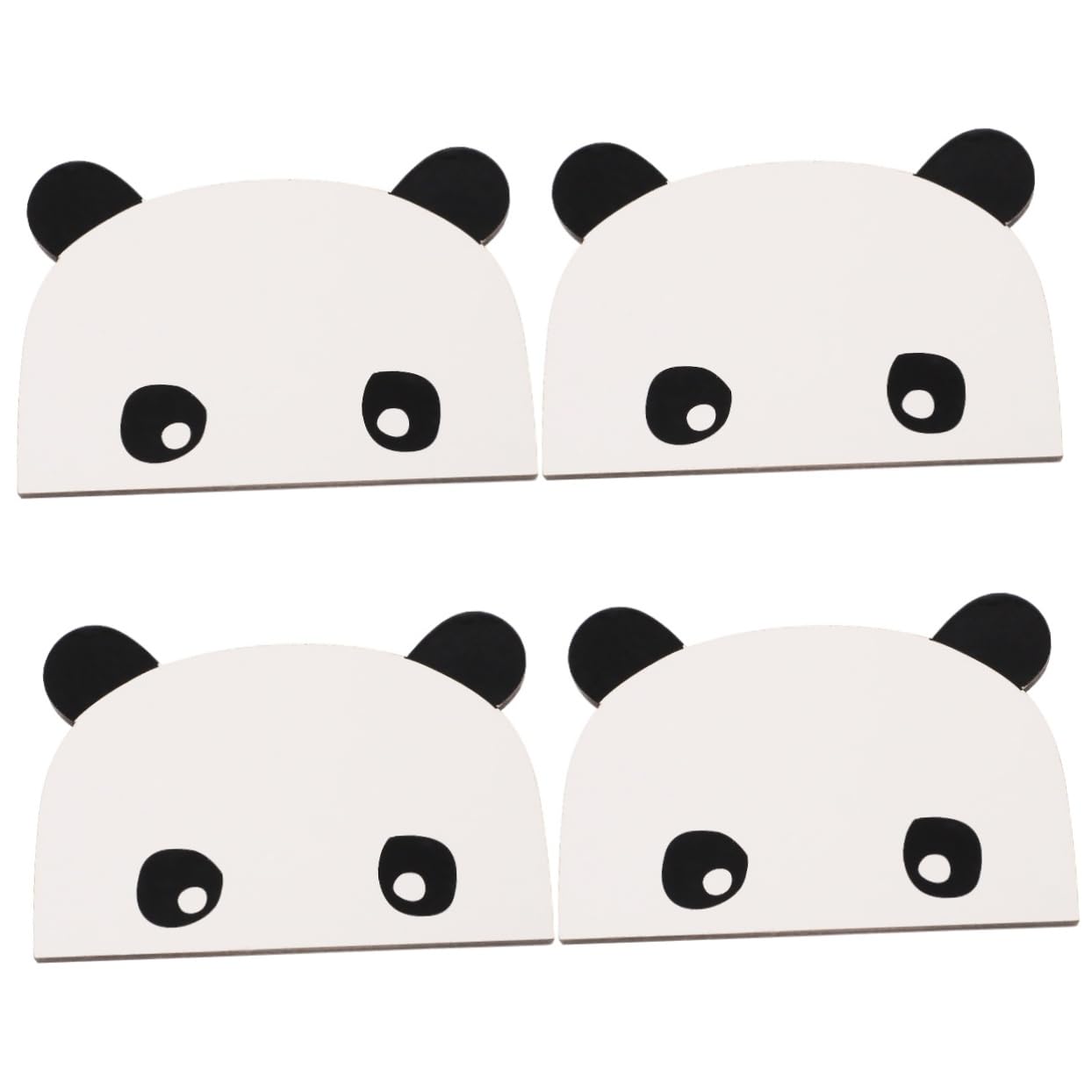 Cabilock 4juegos Gancho De Pared Autoadhesivo Panda Para Decoración Infantil Perchero Para y Mochilas Habitaciones De Diseño Divertido y