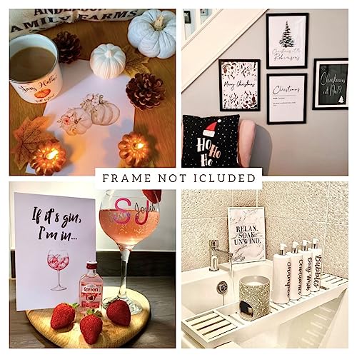 LS Bright Design Laundry Room Wall Frameless Prints Posters And Funny Quotes Home Decor Gifts (A3 (297mm x 420mm), LAUNDRY BODONI FONT) - Image 2