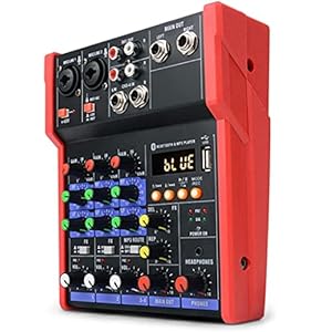 PFDTS Geluidskaart Bluetooth Stage Home KTV USB 5V Mini Mixer Muziek Draagbare DJ Console Studio Live Performance