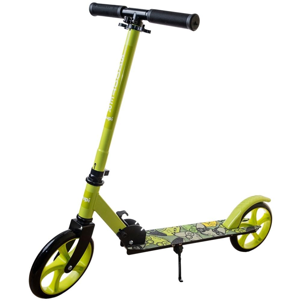 Patinete Juvenil Dobrável com Descanso Verde Yuupi