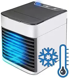 Mini Ar Condicionado Portátil Arctic Air Cooler Umidificador Climatizador Luz Led