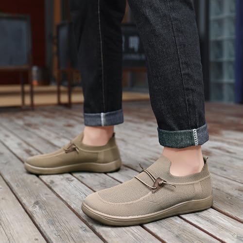 Image of EGMPDA Mens Slip on Loafers Boat Shoes Non Slip Walking Sports Shoes Driving Shoes Casual Office Shoes Gym Lightweight Comfortable Shoes