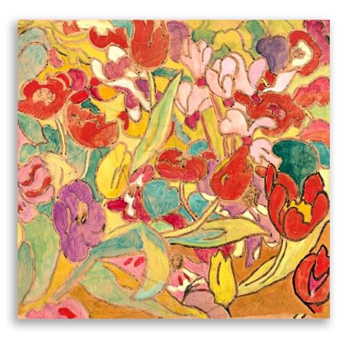 Impression giclée abstraite Bouquet of White | Toile 30x30 cm