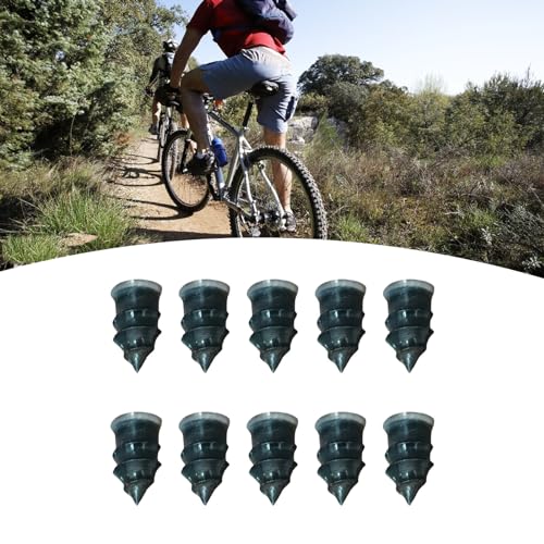 Image of 10PCS Tire Repair Rubber Screws Vacuum Tire Repair Nail Kit Self Service Puncture Repairing for Auto Motorcycle Car Truck Tractor (Small 20x9.4cm)