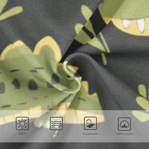 GuoChe Toddler Boy Underwear Cotton Cartoon Safari Crocodiles in Sizes 2T,3T, 4T, 5T, 6Y and 8Y3