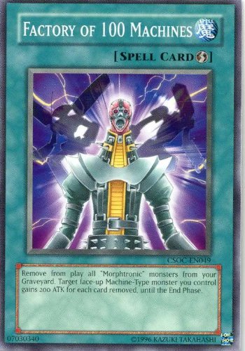 Amazon.com: Yu-Gi-Oh! - Factory of 100 Machines (CSOC-EN049) - Crossroads  of Chaos - Unlimited Edition