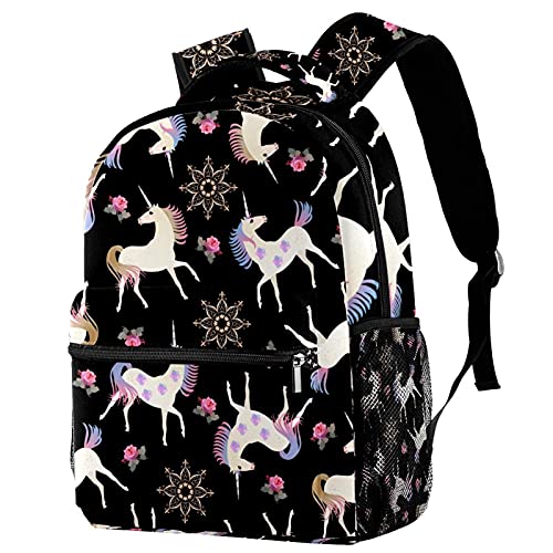 Sac à dos voyage licorne multicolore, le cadeau idéal pour fille et ado