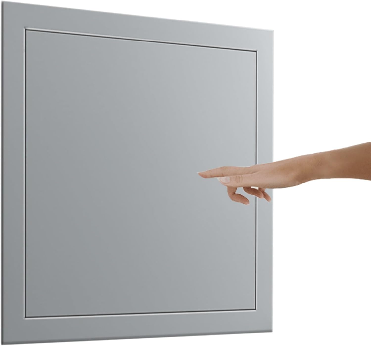 Alminium Access Panel Door Push-to-Close, 4 6 8 12 16 20 24 - Wall Hole Cover Plate Small for Basements, Attics, Bathrooms - Inspection Door for Plumbing(15x20cm/5.9x7.9in)