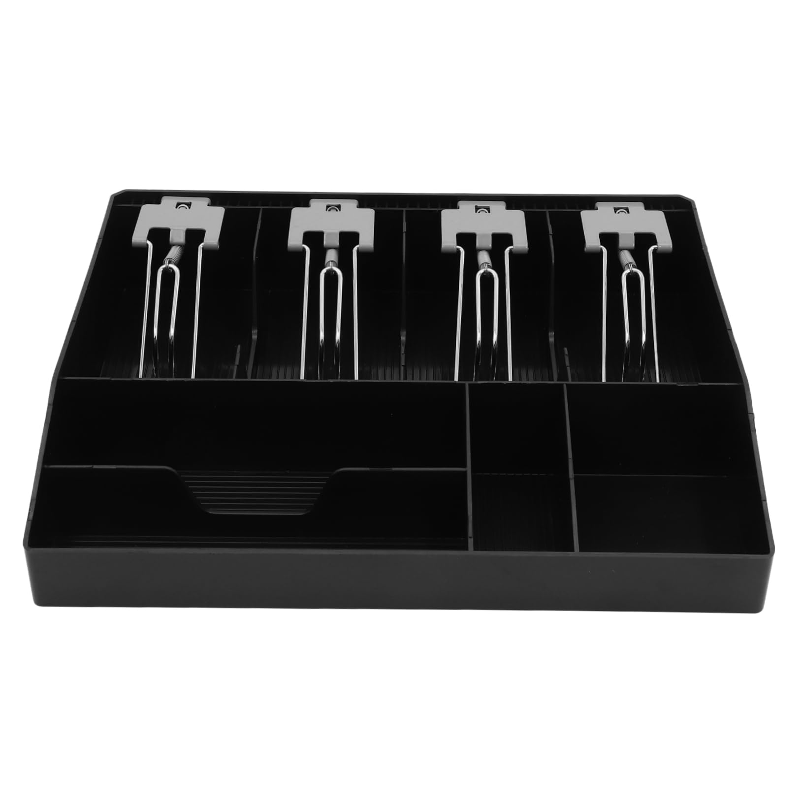 DOITOOL Caja Registradora Con Múltiples Compartimentos Organizador De Caja De Dinero Para Tienda Cajón Mostrador De Material Resistente Para Supermercado