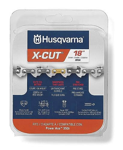 Husqvarna X-Cut S93G 18 Inch Chainsaw Chain, .3/8'...