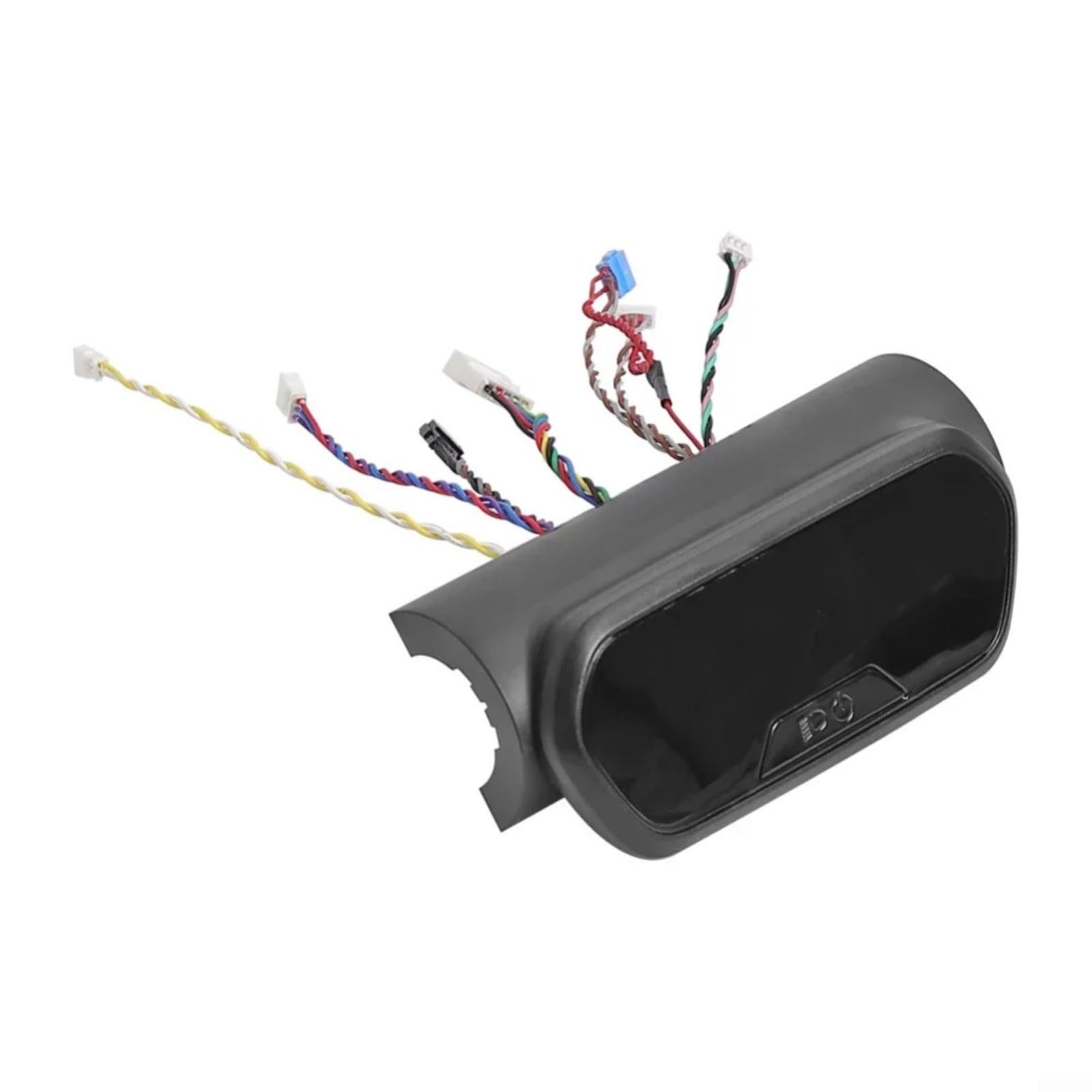 LED-Display Armaturenbrett für Ninebot E2 Pro Elektroroller, klare Sonnenlichtansicht mit Fehlercodes, Echtzeit-Geschwindigkeits-Akku-Kilometerstandsmessung, Schwarz