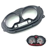 FÜR VIELE CHINA ROLLER TACHOMETER/COCKPIT/TACHO ABDECKUNG & GLAS * CARBON LOOK z.B. für BAOTIAN QT-12 CPI BENZHOU YIYING QINGQI KYMCO FLEX TECH ERING ADLY KREIDLER HYOSUNG CHINA ROLLER GY6 50ccm