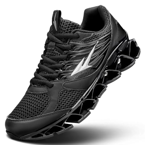 Image of Mens Running Shoes Mesh Breathable Trail Runners Fashion Sport Blade Walking Tennis Sneakers
