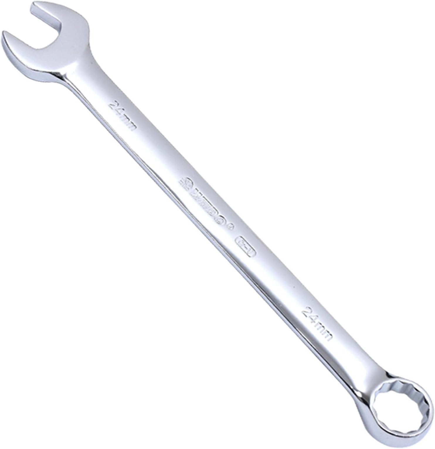 WEDO Combination Wrench, Combination Spanner,12-Point Design,15-Degree Offset,Size 10mm,Length 160mm,Cr-V, Corrosion Resistant, One-time Die-forged,Polished Smooth Surface