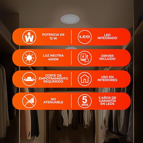 Opiniones y reviews de Lamparas empotrables - los más vendidos. 18 Imagen adicional