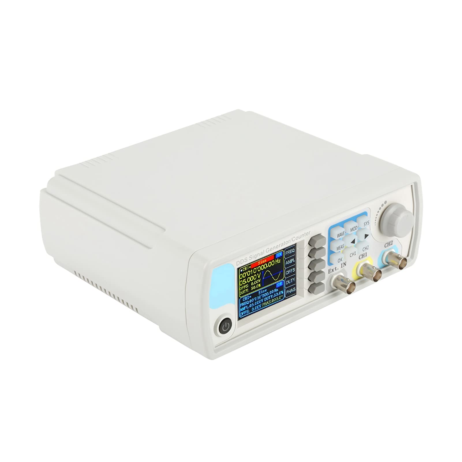 Generador de Fuente de Señal DDS Digital AC100‑240V Generador de Forma de Onda JDS6600 Contador de Generador de Señal (Estándar europeo 15HZ)