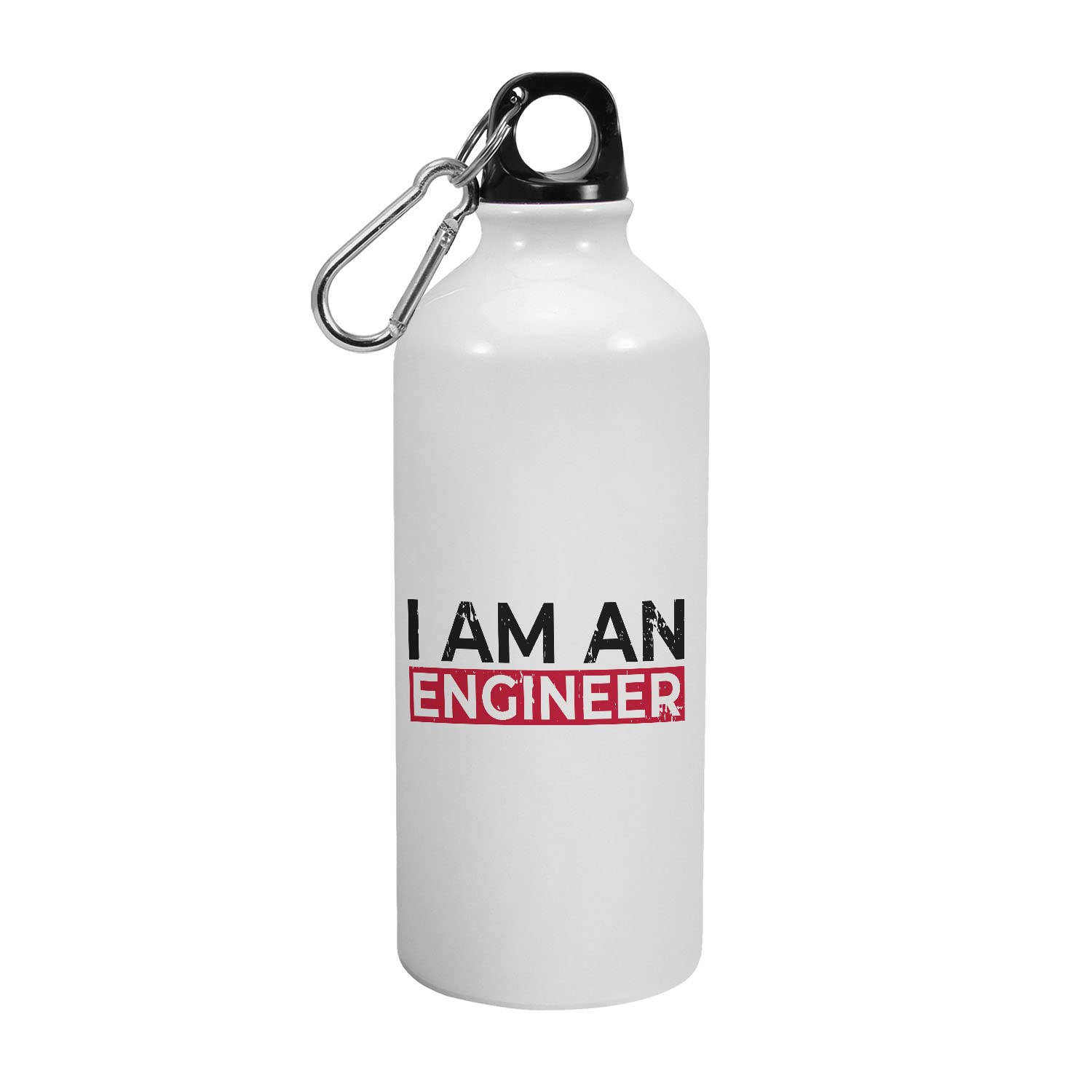 Happu - Printed Aluminium Sipper Bottle, Engineer Quotes, I Am An Engineer, Gift for Engineering Students, Gift for Engineers, For Professionals, Aspirants, Programmers, 3823-AB-600