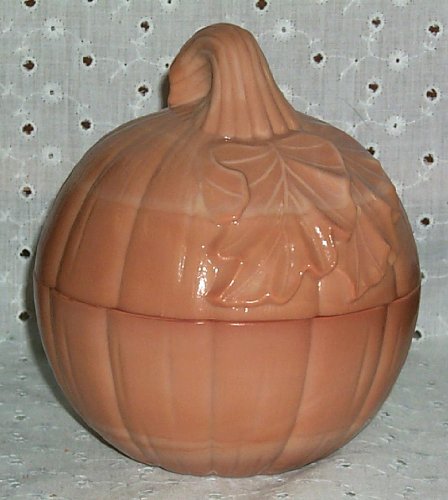 Longaberger Milk Glass Pumpkin Dish by Longaberger