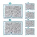 Cartucho filtrante para acuario - Almohadilla filtrante de 9 x 7 cm, material de repuesto de algodón, kit de purificación de 6 paquetes con carbón activo | Filtro de agua Acuario para una higiene