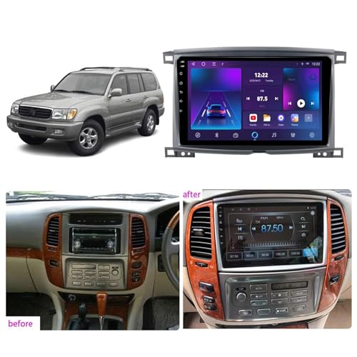 Radio GPS de 10 Pulgadas para Land Cruiser 2002 a 2005 2