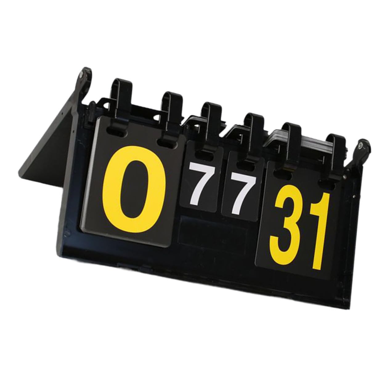TOYANDONA Tabellone Segnapunti Portatile in PVC Utile per Basket Tennis e Altri Giochi Sportivi Facile da Usare e Durevole