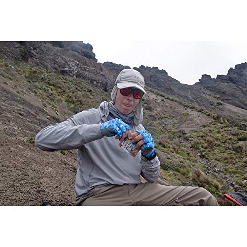 Glacier Glove Islamorada Fingerless Sun Gloves - Large - Blue Water Camo #TOP3